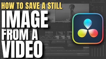Take a picture from Videos with Davinci Resolve