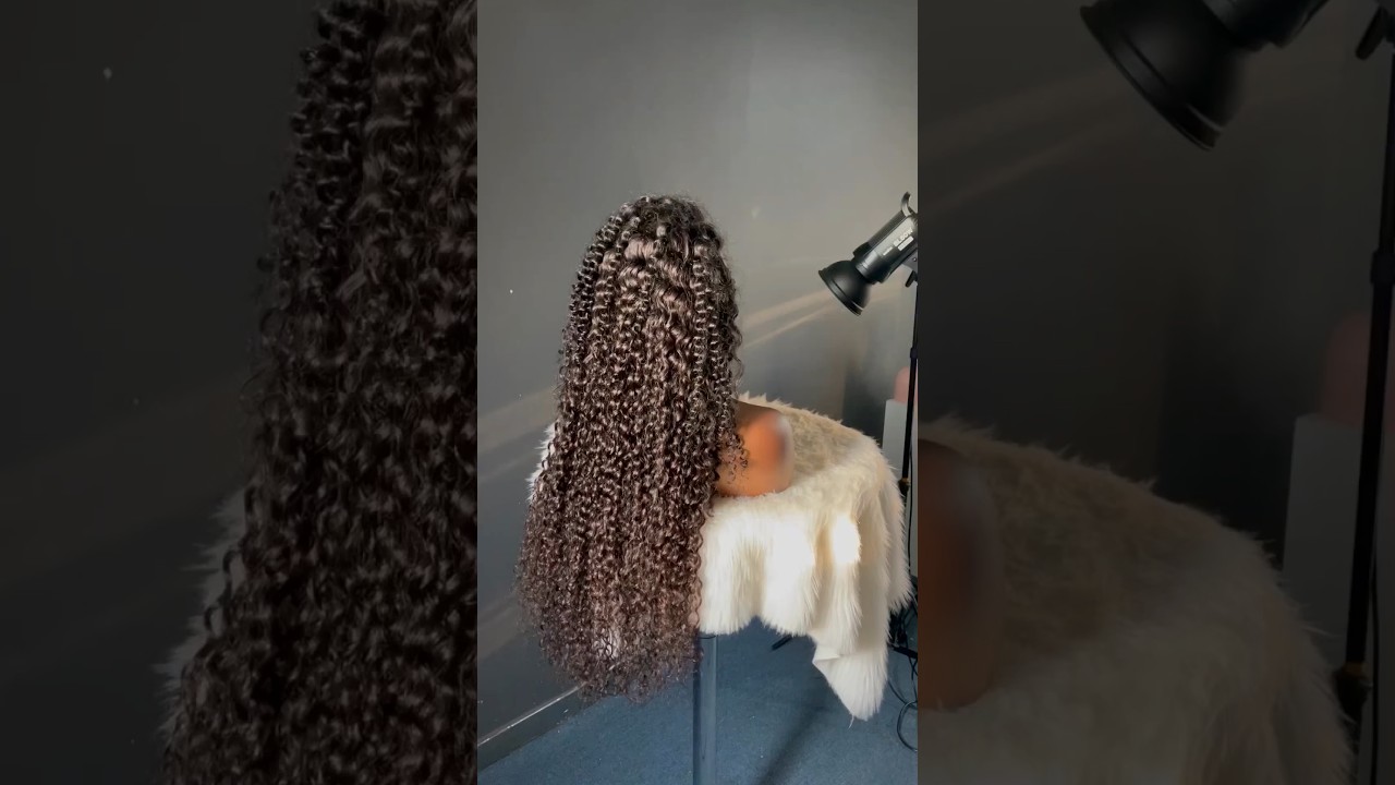 Deep Curly Frontal Wig 