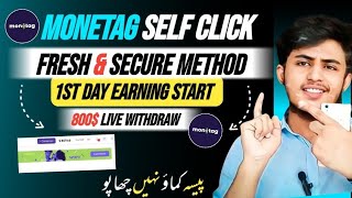 Monetag Self Click Fresh Method | Earn 800$ | Auto Direct Link Earning Method 2024 | Ali Subhan