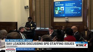 Savannah leaders meet with police chief to discuss staffing issues