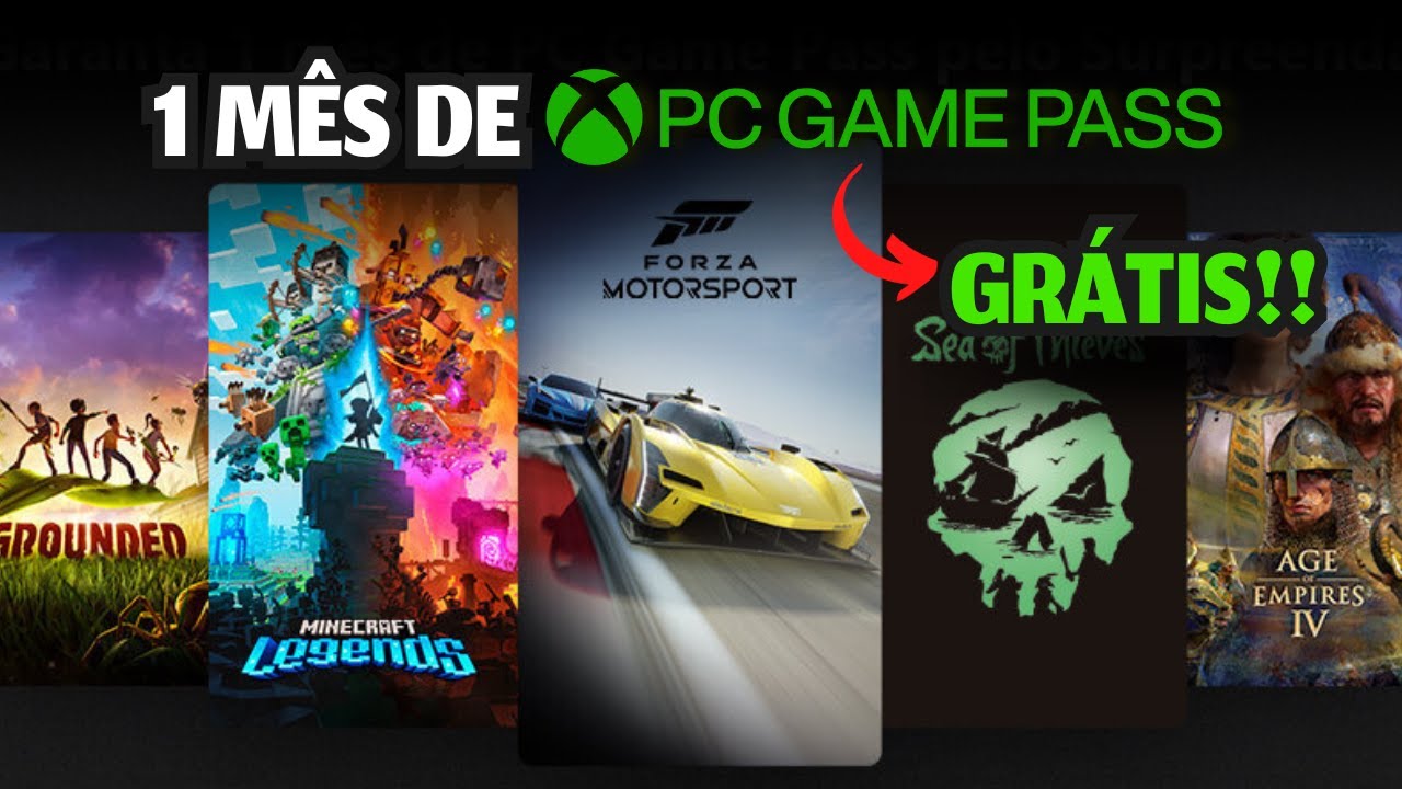 1 MÊS de PC GAME PASS de GRAÇA!! Como resgatar?? 