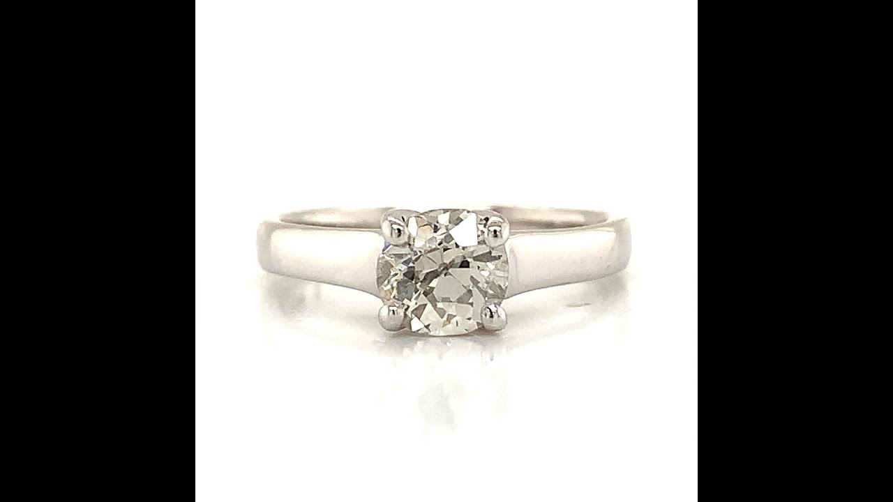 0.75ct Old Cut Diamond Solitaire Ring