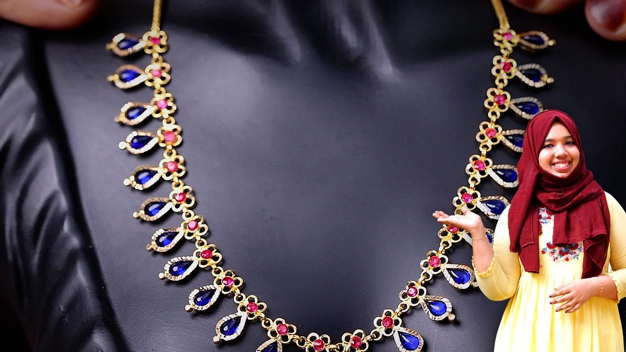 4 1/2 ഗ്രാം മുതൽ Start ചെയ്യുന്ന പാലക്കാ Necklace | Nakshathra 916 Gold and Diamonds