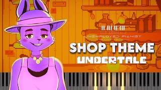 Shop Theme from Undertale (Piano tutorial)