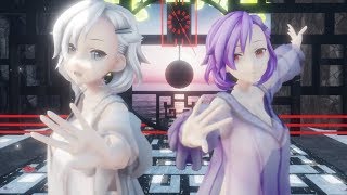 【MMD】透け服折岸みつ&闇みつ「言ノ葉遊戯/Kotonoha yugi」【紳士向け】2K60fps