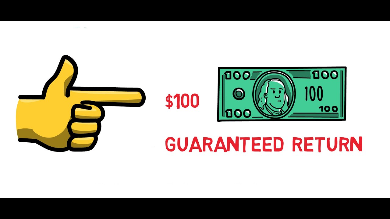 GUARANTEED RETURN! 3 ways to invest $100!