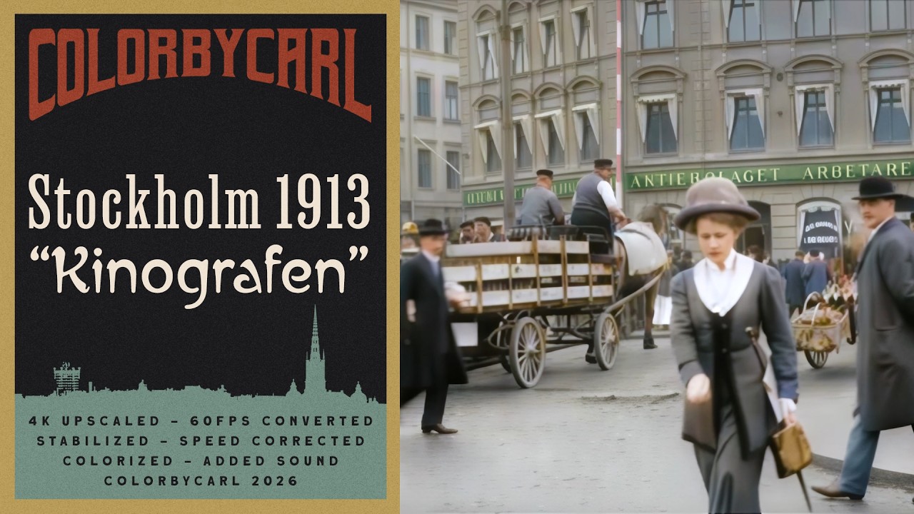 Stockholm 1913: Kinografen - Revisited 4K 60fps