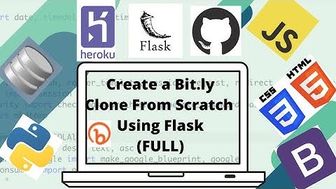 Create a Bit.ly Clone From Scratch using Flask (FULL)