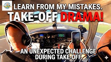 Leer van mijn fout - Take Off Roll Drama! 😱🛩️