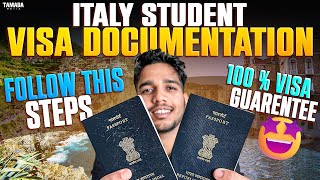 2025 Italy Student Visa Full Documentation 🇮🇹 || 100% Visa guarantee 😱🤩 || English Vlog