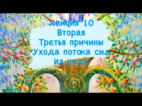 Лекция 10 - вторая причина ухода потока родовой силы из рода. По книге К Меньшиковой «Сила рода».