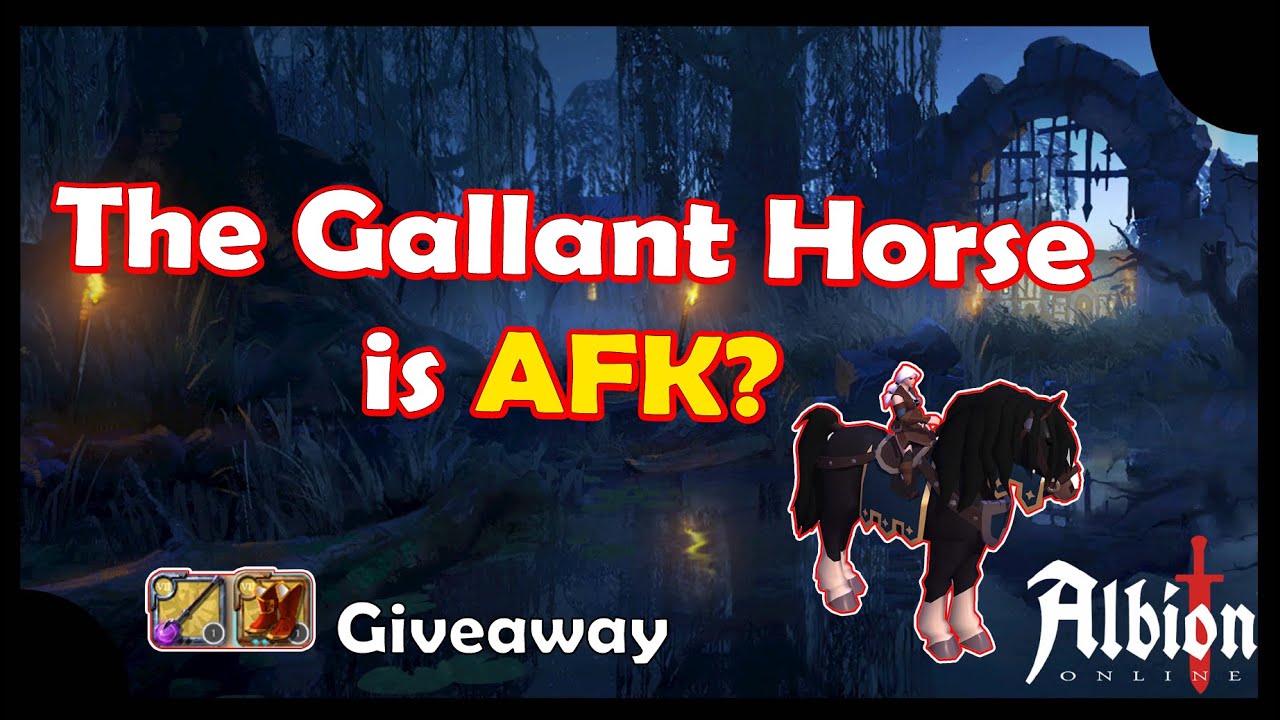 The Gallant Horse was AFK in the Blackzone! Albion Online YouTube