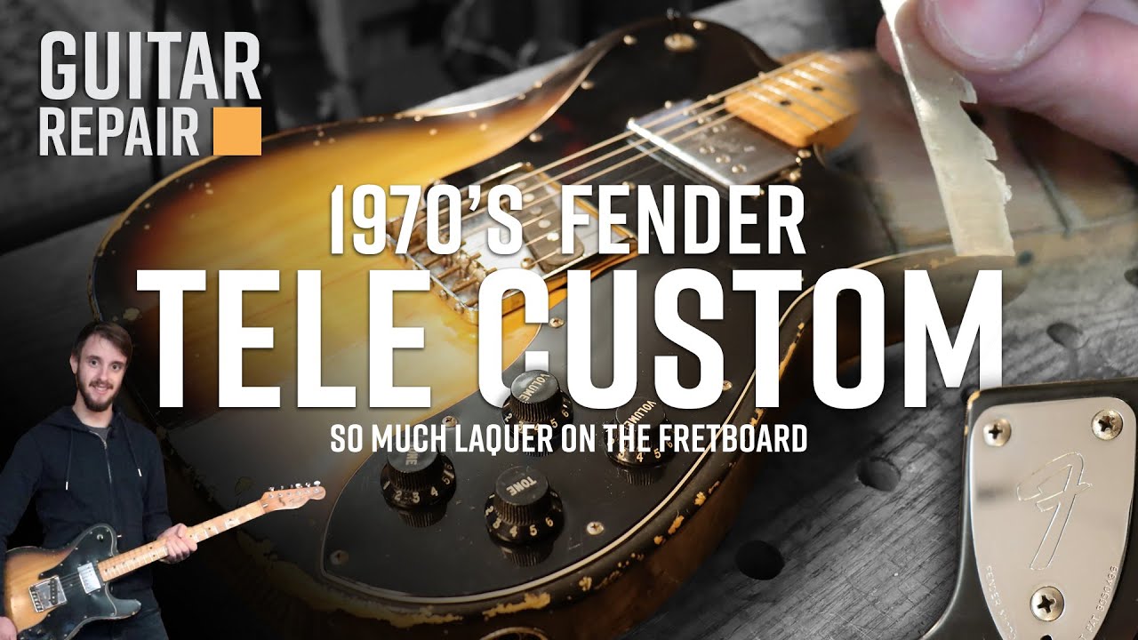 79' Fender Tele Custom | Repair with Sam from the Crimson Custom Shop