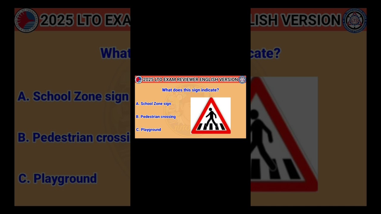 LTO EXAM REVIEWER ENGLISH VERSION NON-PROFESSIONAL DRIVER'S LICENSE PART 840