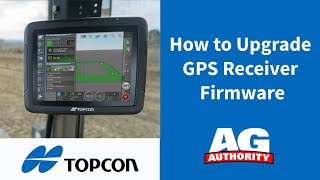 Topcon X Series - How to Upgrade GPS Receiver Firmware