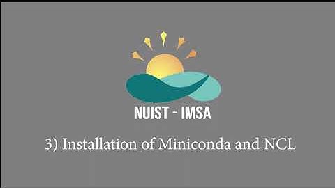 3) Installation of Miniconda and NCL in WSL2