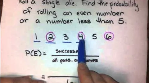 Probability with OR (rolling a  die)