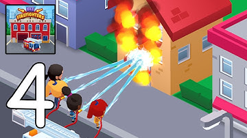 Idle Firefighter Tycoon‏‏ Gameplay Walkthrough Part 4 (Android,IOS)