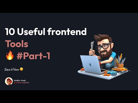 10 Usefull Frontend Tools | Part-1 | #javascript #frontenddevelopment #frontenddev #tools #aitools