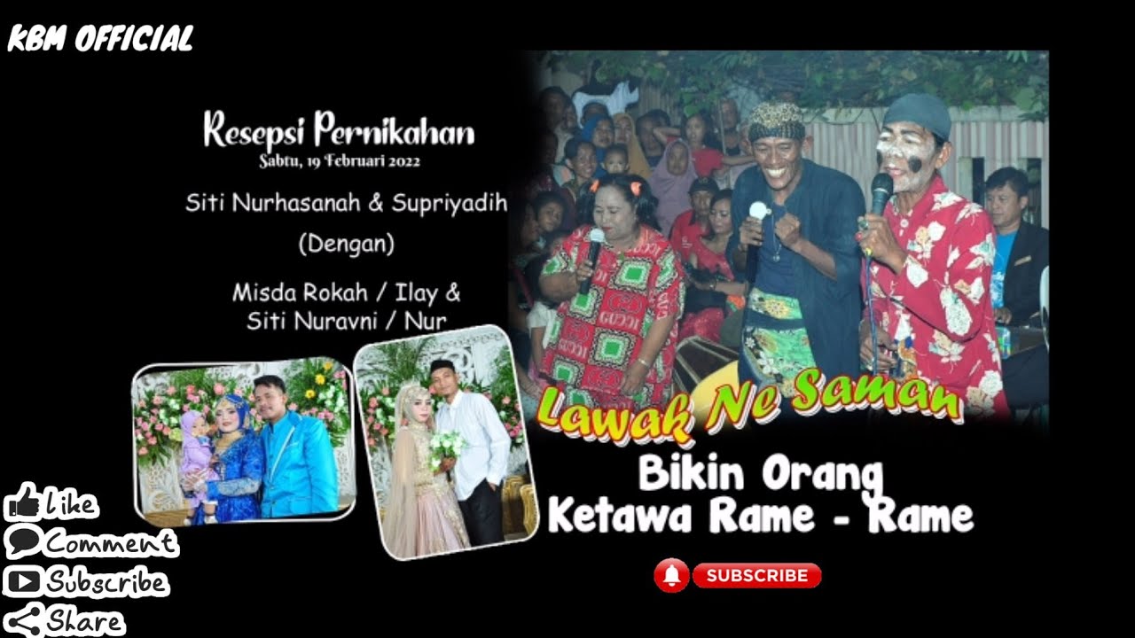 Lawakan - mak sawi &  Rintik & Bule bikin ngakak ketawa . Kbm official