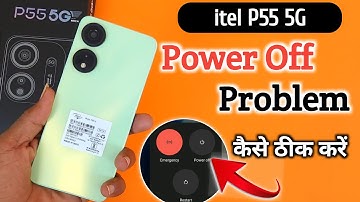 Itel p55 Power Button Setting/How To Turn Off Itel p55/Itel p55 Off Problem