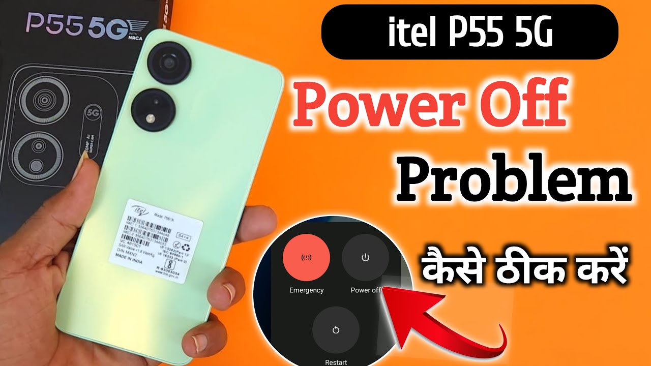 Itel p55 Power Button Setting/How To Turn Off Itel p55/Itel p55 Off