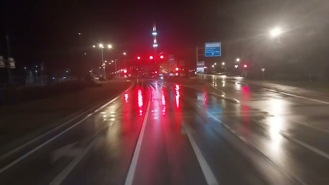 Night Truck Drive | 33-Minute Highway POV | Relaxing Road Trip