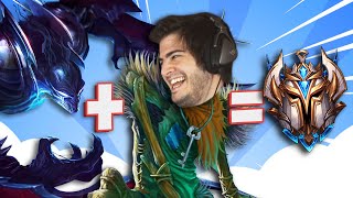 FIDDLESTICKS + NOCTURNE MID, THIS COMBO IS BROKEN!!! | BANNED TO CHALLENGER EP.9 | ElmiilloR