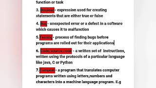 50 COMPUTER PROGRAMMING TERMS