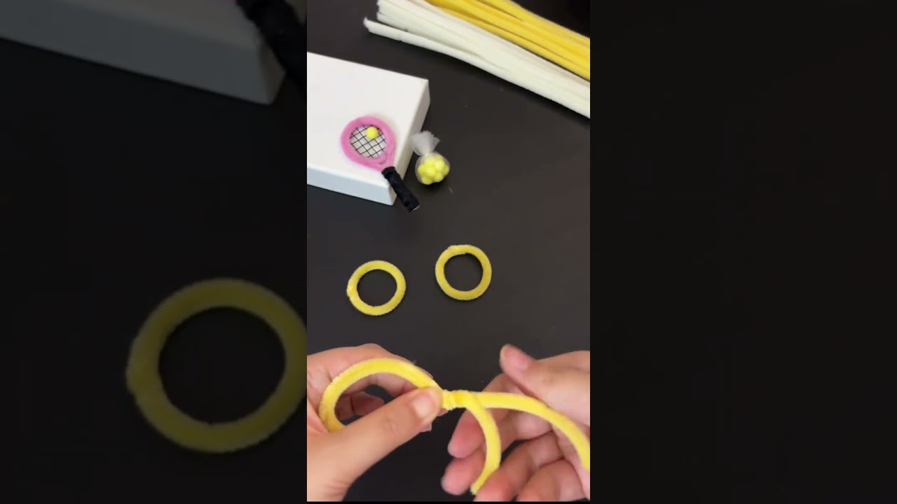 1-Minite Tennis Rackets Craft for Beginners! 