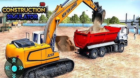 🚜 JCB Excavator Simulator 2025 | Real Road Construction Game 3D Gameplay 😎