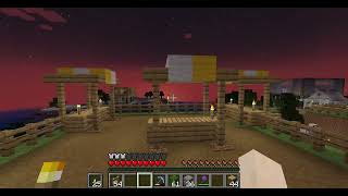 Minecraft Outdoor setup & sunset Java  Multiplayer