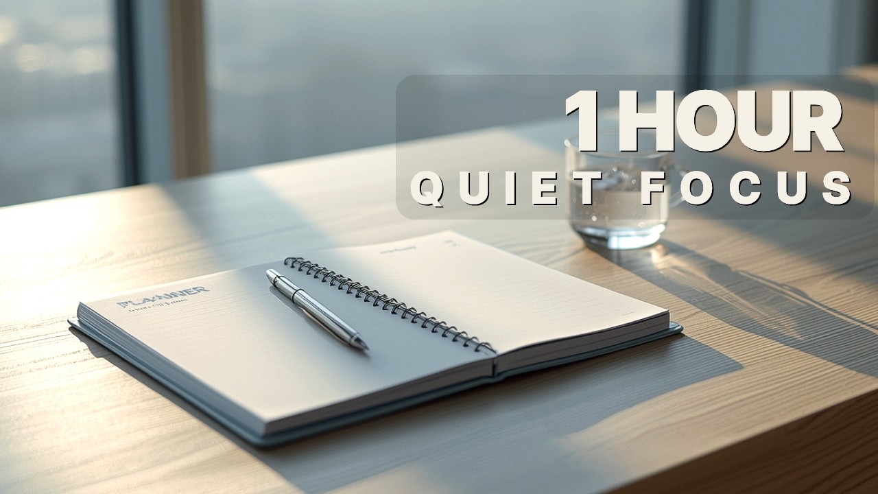[Quiet Focus] Daytime Study Session — 낮 시간 공부를 위한 조용한 배경 음악 (1 Hour)