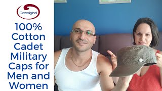 100% Cotton Cadet Military Caps for Men and Women screenshot 4