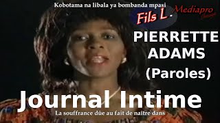 Pierrette Adams | Journal Intime (paroles traduites en français)