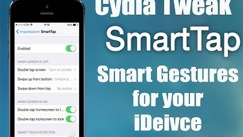 Cydia Tweak SmartTap! Smart Gestures for your iDevice!