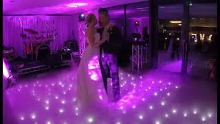 Wedding first dance special effect - dancing on clouds