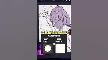 WHY do artists paint with GREY🧐⁉️#arttutorial #drawing #art #digitalart #sunfwer