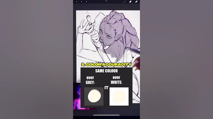 WHY do artists paint with GREY🧐⁉️#arttutorial #drawing #art #digitalart #sunfwer thumbnail