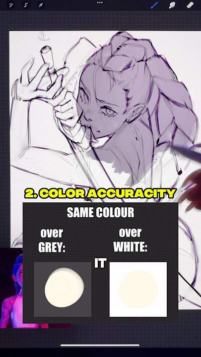 WHY do artists paint with GREY🧐⁉️#arttutorial #drawing #art #digitalart #sunfwer