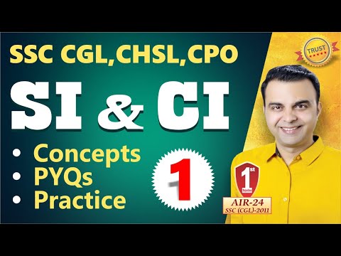 SI CI by RAJA SIR || Simple Interest and Compund Interest for SSC CGL, CHSL, CPO, Railway Exams