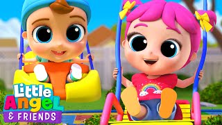 Baby John and Princess Jill's Playtime! | Little Angel And Friends Kid Songs