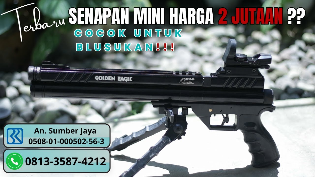HARGA SENAPAN ANGIN TERBARU PCP MINI GOLDEN EAGLE OD 32 [COCOK UNTUK BLUSUKAN]