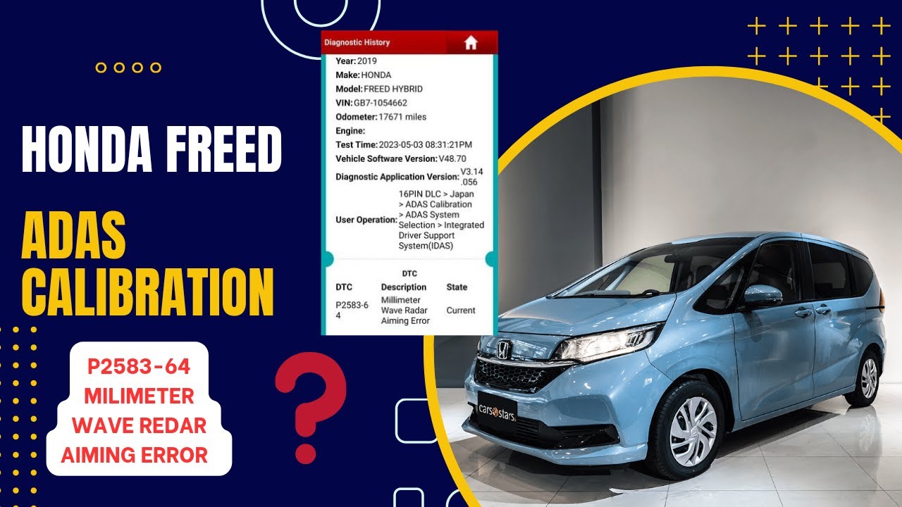 Honda freed redar calibration Redar calibration Honda redar