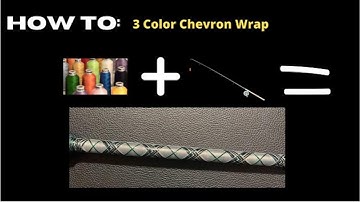 Custom Rod Building: Chevron Wrap 😃  🐟