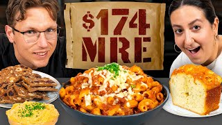 $174 MRE Taste Test | FANCY FAST FOOD screenshot 4