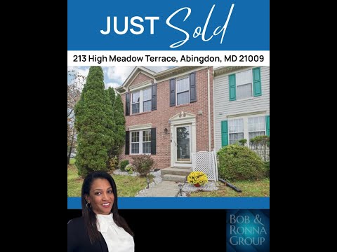 213 High Meadow Terrace, Abingdon, MD home video tour