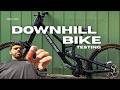DOWNHILL BIKE SUSPENSION TESTING AT MACHERAS BIKELAND! | VLOG