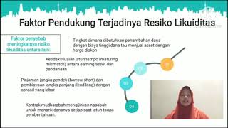 PRESENTASI KELOMPOK 7 'MANAJEMEN RISIKO LIKUIDITAS BANK SYARIAH'