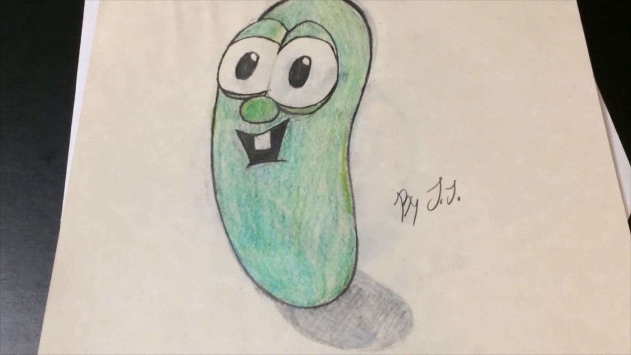 How to Draw Bob and Larry from Veggietales with Easy Step by Step